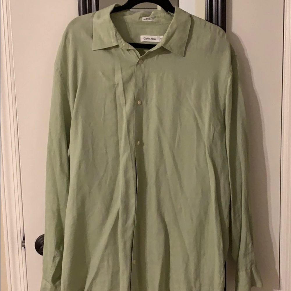 Calvin Klein 100% Linen button up